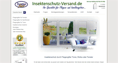 Desktop Screenshot of insektenschutz-versand.de