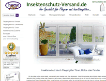 Tablet Screenshot of insektenschutz-versand.de
